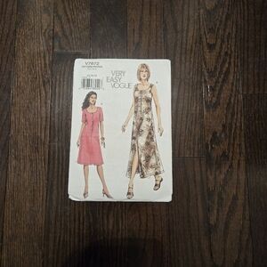 Vogue Pattern V7872 Sizes 14, 16, 18